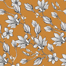 Brown Floral Wallpaper