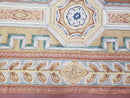 New Chinese Needlepoint Rug 8x14 - 9x14, French European Panel Design, Elegant Dining Room Rug, Flatweave Hand Woven Carpet, Handmade, Wool