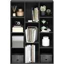 Luder 11-Cube Bookcase Blackwood Modern Living Room