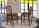 Chelsea Counter Height Stools Mahogany Linen Set Of 2