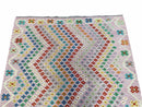 Pink Kilim Rug 6x8 Colorful Turkish Kilim Rug 6 x 8 Flat Weave Kilim Playful Kilim Multicolor Anatolian Chobi New Kilim