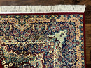 Power Loomed Persian Oriental Rug 9x12, Vintage Wool Pile, Kirman Design