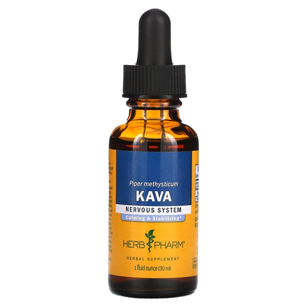 Herb Pharm Kava Root Tincture for Stress Relief and Relaxation: 1 Fl Oz