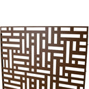Decorative Freestanding Metal Privacy Screen For Indoor & Outdoor Use