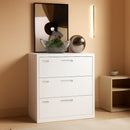 Lockable 3 Drawer Metal File Cabinet For Home Office