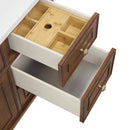 James Martin Lorelai 48" Single Bathroom Vanity, Mid-Century Walnut