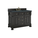 James Martin Brookfield 48" Single Bathroom Vanity, Black Onyx