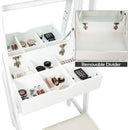 3 In 1 Vanity Table With Flip Top Mirror Makeup Desk
