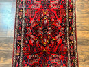 Persian Rug 3x5, Red Tribal Rug, Semi Antique, Wool Rug 3 x 5, Persian Hamadan Rug