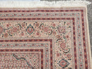 Stunning Oversized Sino Persian Oriental Rug 12x15, Hand Knotted Wool & Silk Palace Sized Carpet, Mahi Pattern, Very Fine, Peach Beige, Wow