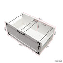 2 Drawer Farmhouse File Cabinet,Filing Cabinet with Lock for Home Office