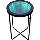 Led round end table