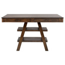 Dewey 5-piece Rectangular Dining Table Set Walnut