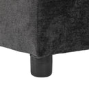 85.4' Sectional Sofa Modular Sofa U-shaped Sofa Couch Sofa Bed L-shaped Sofa with a Movable Ottoman and Two USB Ports for Living Room, Black