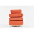 Swivel Barrel Chair for Living Room,360 Degree Swivel Club Modern Accent Single Sofa Chair, Small Leisure Arm Chair for Nursery, Hotel, Bedroom, Office