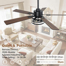 52 Inch Outdoor Ceiling Fan With Remote And Lights