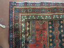 4' X 9' Antique Handmade Turkish Tribal Oriental Geometric Wool Rug