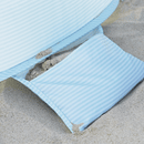 Tiny Land® One-Stop Beach Toy & Tent Set – Pastel Yellow Stripes