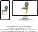 Phinnaeus Fabric Dining Chairs Set Dark Teal Two Piece