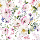 Stylish Modern Light Floral Wallpaper