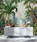 Contemporary Jungle Landscape Wallpaper
