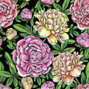 Elegant Modern Large Peonies Wallpaper