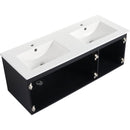 48" Floating Wall-Mounted Bathroom Vanity & Soft-Close Cabinet Door, KD-Package