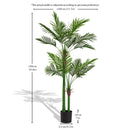 New high-end market indoor leaf simulation 180CM double rod loose tail sunflower 18-leaf pot travelers simulated artificial plants 1pcs/set