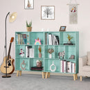Mint Green 7 Cube Bookcase For Kids Toy Storage Organizer