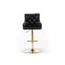 Adjustable Swivel Bar Stool With Nailhead Trim (Set of 2)