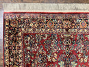 Karastan Rug 5.9 x 9 Red Sarouk