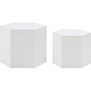 Coffee Tables,MDF with ash/oak/walnut veneer side table/coffee table/end table/nesting table set of 2 for living room,office,bedroom, White Oak, 2Colors