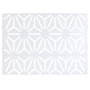 Outdoor & Indoor Privacy Screen Metal Privacy Screen 76' H×48' W, Freestanding Decorative Privacy Screen for Deck Balcony Patio, Privacy Fence Panels for Outside Lawn Garden PS118 WHITE