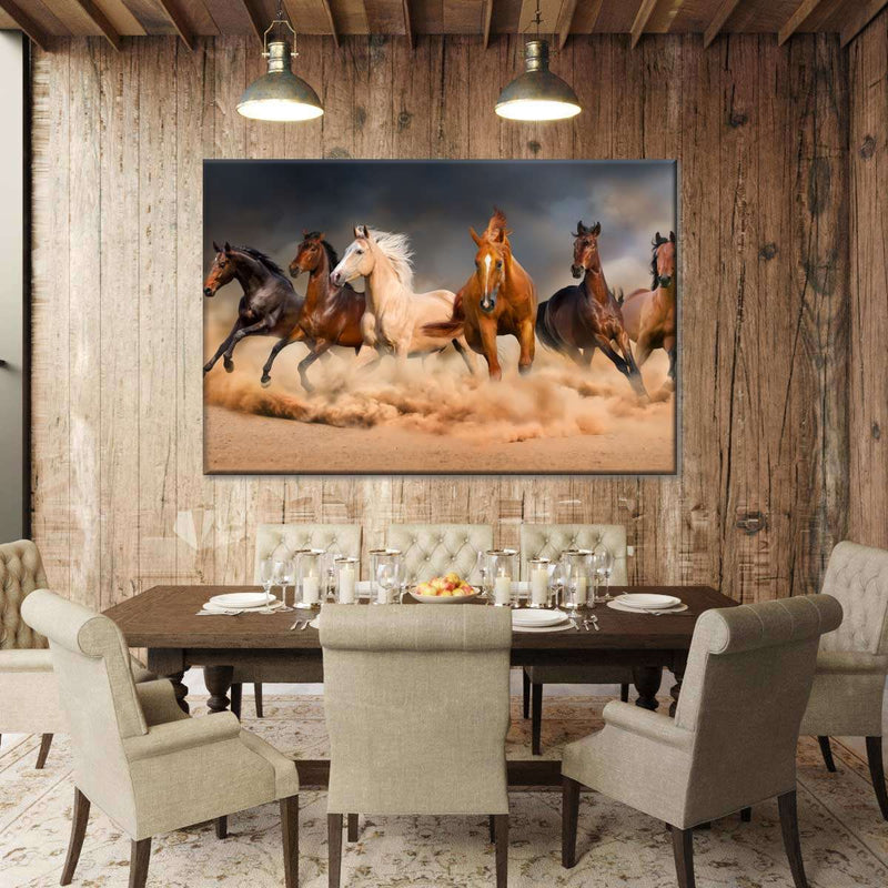 Desert Roaming Horses Wall Art