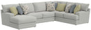 Stockbridge - Sectional With Comfort Coil Seating And 9 Accent Pillows Included