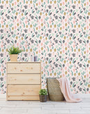 Fashionable Cacti Pattern Wallpaper Vogue