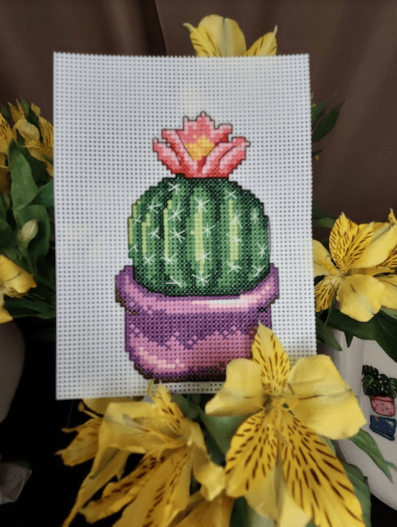 "Cactus" 108CS Counted Cross-Stitch Kit