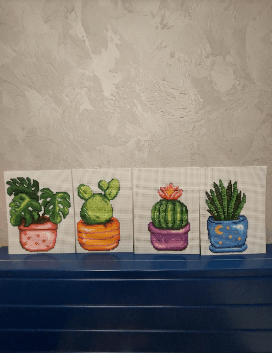 "Cactus" 108CS Counted Cross-Stitch Kit