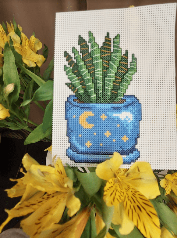 "Cactus" 108CS Counted Cross-Stitch Kit