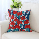 Cactus hand painting decorative pillowcase for living room sofa