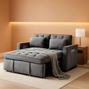 54 Inches Convertible Sofa Bed With Adjustable Backrest