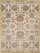 Caesar  Hand Tufted Tan 1012 Wool Rug