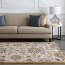 Caesar  Hand Tufted Tan 1012 Wool Rug
