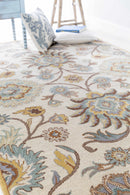 Caesar  Hand Tufted Tan 1012 Wool Rug