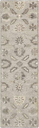 Kinistino Traditional Taupe Area Rug