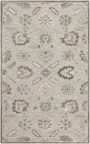 Kinistino Traditional Taupe Area Rug