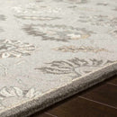 Kinistino Traditional Taupe Area Rug