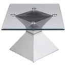 Jenny 3-piece Rectangular Coffee and End Table Set Chrome