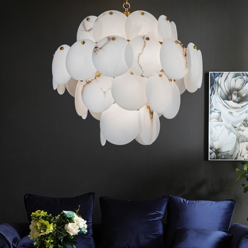 Caelum Alabaster Chandelier Light