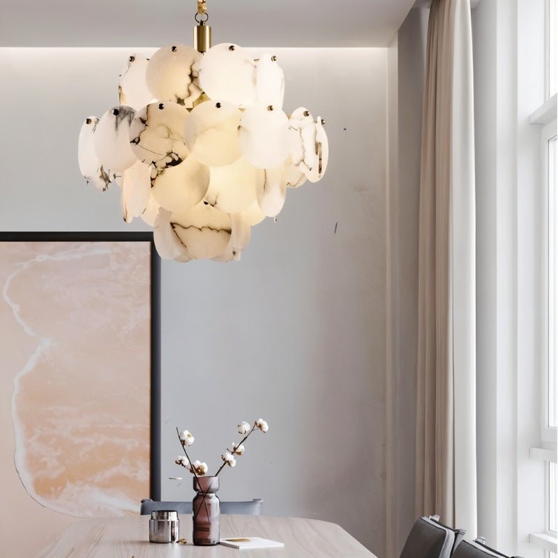 Caelum Alabaster Chandelier Light